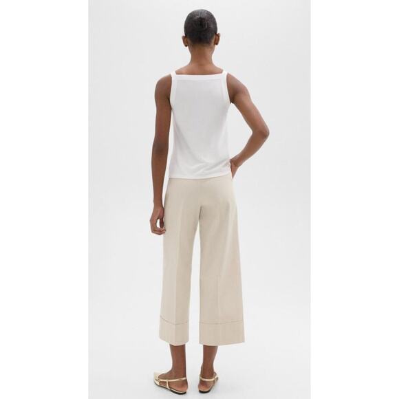 THEORY Cuff Pant Sand Sz 00 NWT - Picture 3 of 6